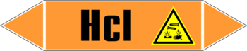 Маркировка трубопровода "hcl" (k11, пленка, 507х105 мм)" - Маркировка трубопроводов - Маркировки трубопроводов "КИСЛОТА" - ohrana.inoy.org